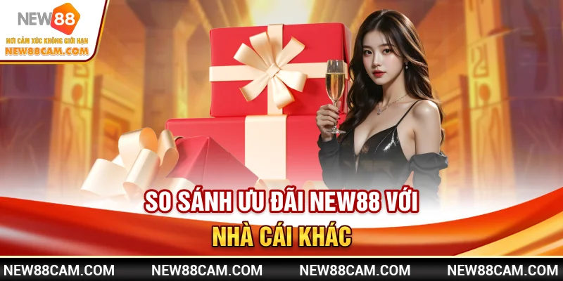 Khuyến mãi New88: Ưu đãi độc quyền chào mừng thành viên mới 3 So sánh ưu đãi New88 với nhà cái khác
