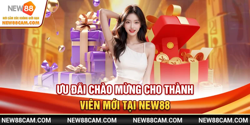 Khuyến mãi New88: Ưu đãi độc quyền chào mừng thành viên mới 1 Ưu đãi chào mừng cho thành viên mới tại New88